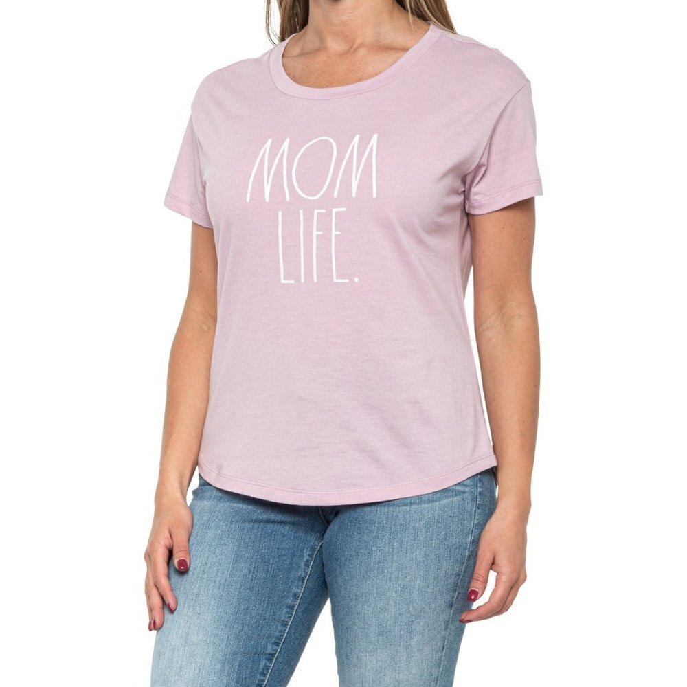 NWT Rae Dunn Mom Life Cotton T-Shirt